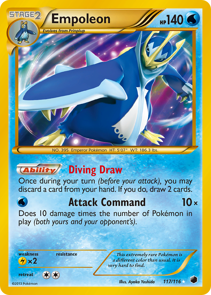 Empoleon (117/116) [Black & White: Plasma Freeze] | Rock City Comics