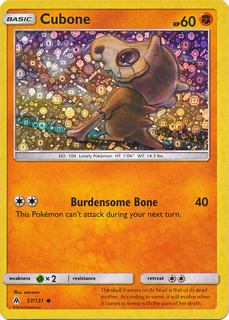 Cubone (57/131) (General Mills Promo) [Sun & Moon: Forbidden Light] | Rock City Comics