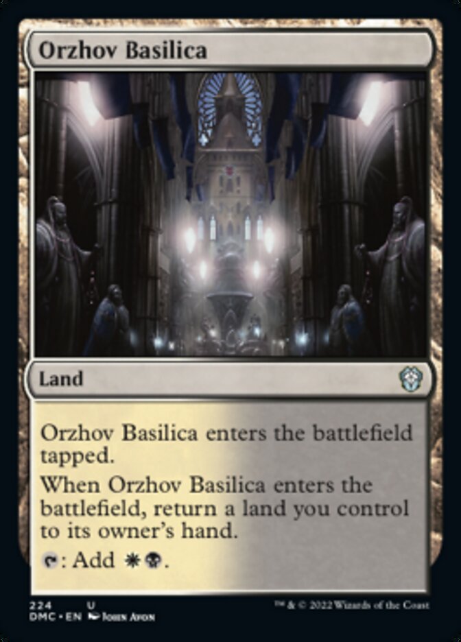 Orzhov Basilica [Dominaria United Commander] | Rock City Comics