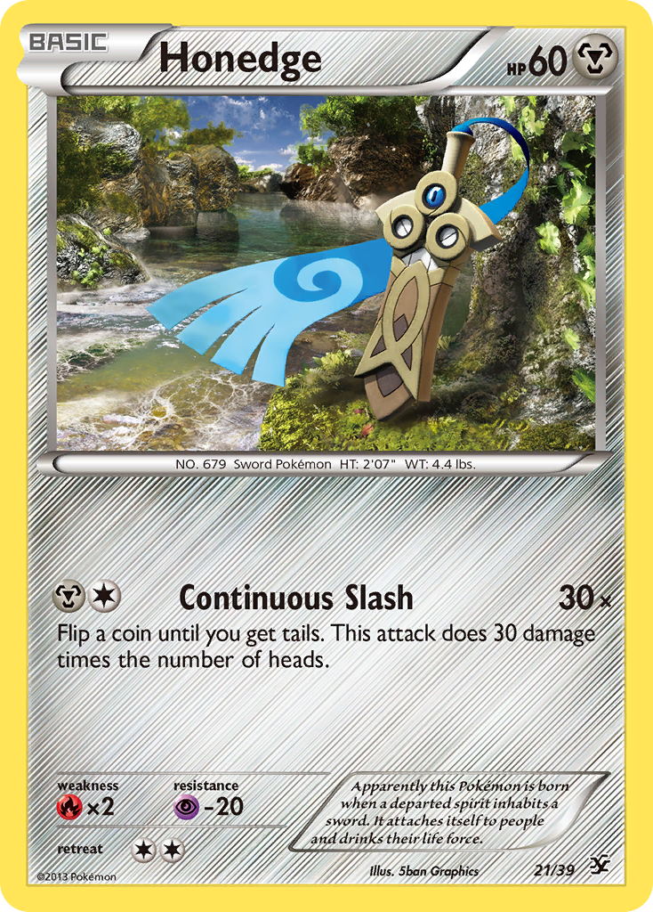 Honedge (21/39) [XY: Kalos Starter Set] | Rock City Comics