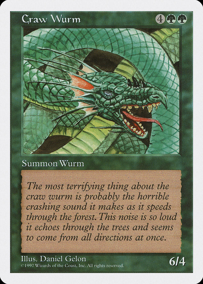 Craw Wurm [Fifth Edition] | Rock City Comics