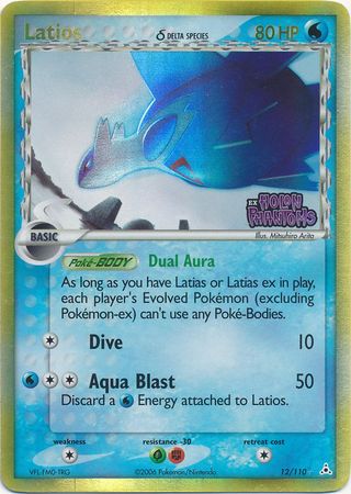 Latios (12/110) (Delta Species) (Stamped) [EX: Holon Phantoms] | Rock City Comics