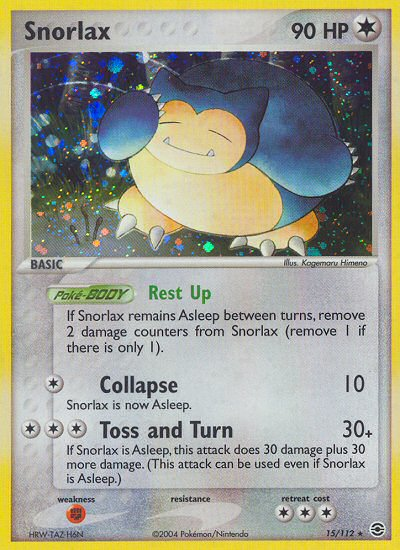 Snorlax (15/112) [EX: FireRed & LeafGreen] | Rock City Comics