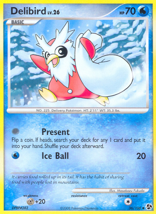 Delibird (36/106) [Diamond & Pearl: Great Encounters] | Rock City Comics