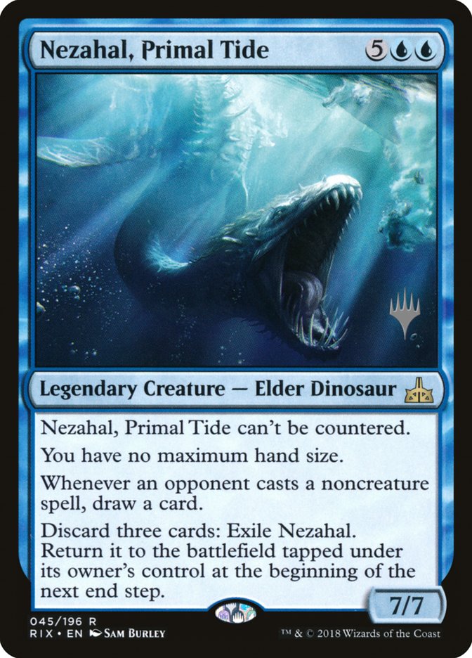 Nezahal, Primal Tide (Promo Pack) [Rivals of Ixalan Promos] | Rock City Comics