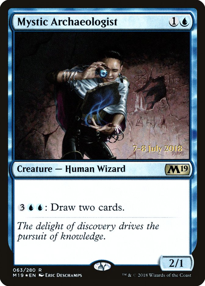 Mystic Archaeologist  [Core Set 2019 Prerelease Promos] | Rock City Comics