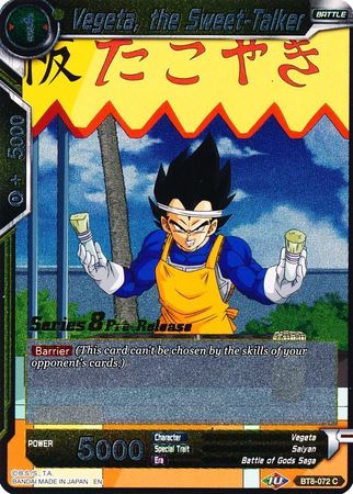 Vegeta, the Sweet-Talker [BT8-072_PR] | Rock City Comics