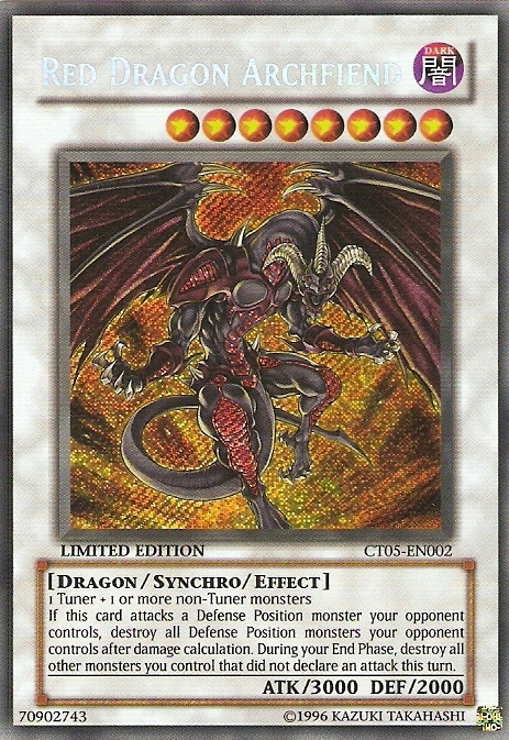 Red Dragon Archfiend [CT05-EN002] Secret Rare | Rock City Comics