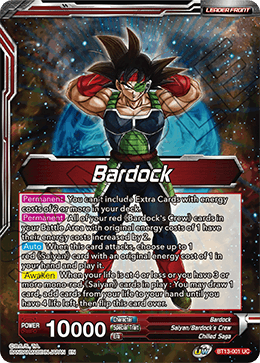 Bardock // SS Bardock, the Legend Awakened (Uncommon) [BT13-001] | Rock City Comics