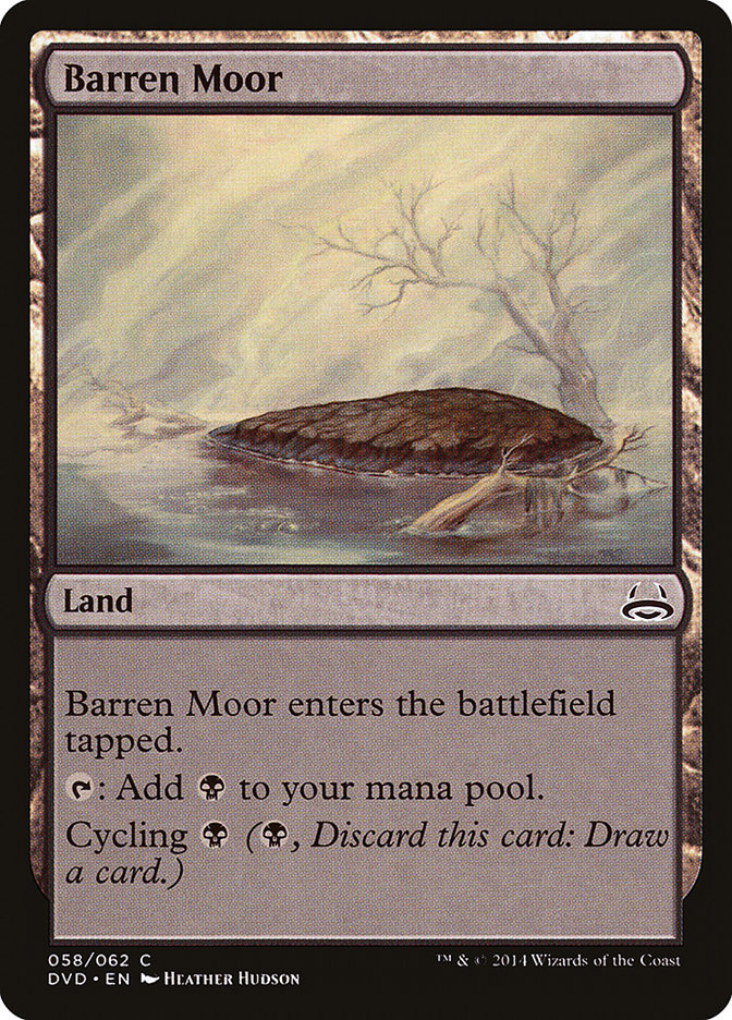 Barren Moor (Divine vs. Demonic) [Duel Decks Anthology] | Rock City Comics