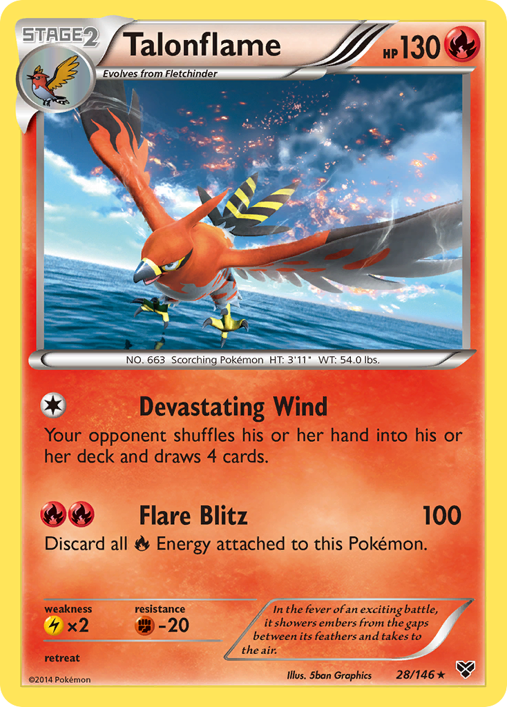 Talonflame (28/146) [XY: Base Set] | Rock City Comics