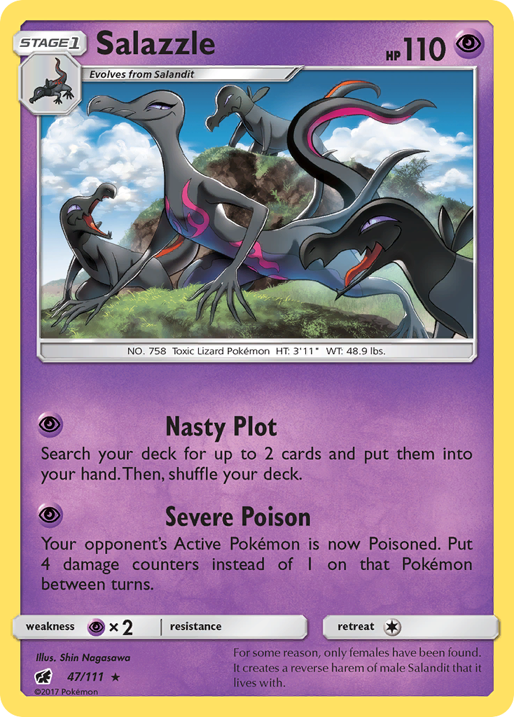 Salazzle (47/111) [Sun & Moon: Crimson Invasion] | Rock City Comics