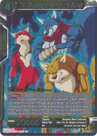 Trio De Dangers, Mark of the Wolves (BT9-065) [Universal Onslaught Prerelease Promos] | Rock City Comics