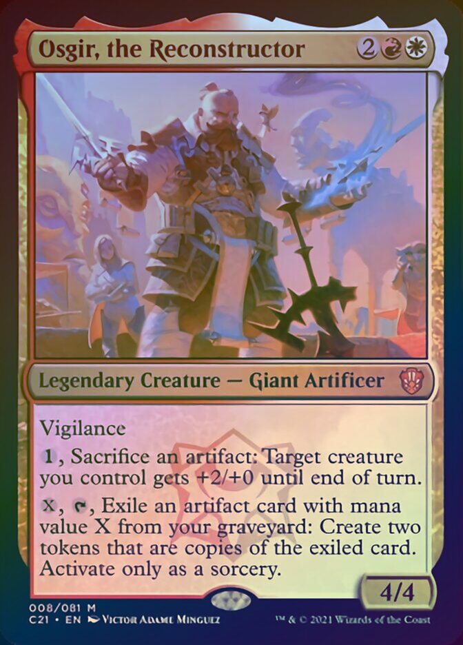 Osgir, the Reconstructor (Display Commander) [Commander 2021] | Rock City Comics
