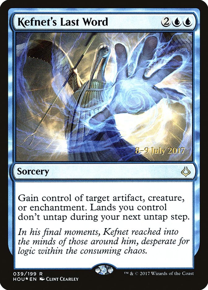 Kefnet's Last Word  [Hour of Devastation Prerelease Promos] | Rock City Comics