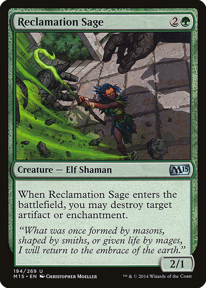 Reclamation Sage [Magic 2015] | Rock City Comics