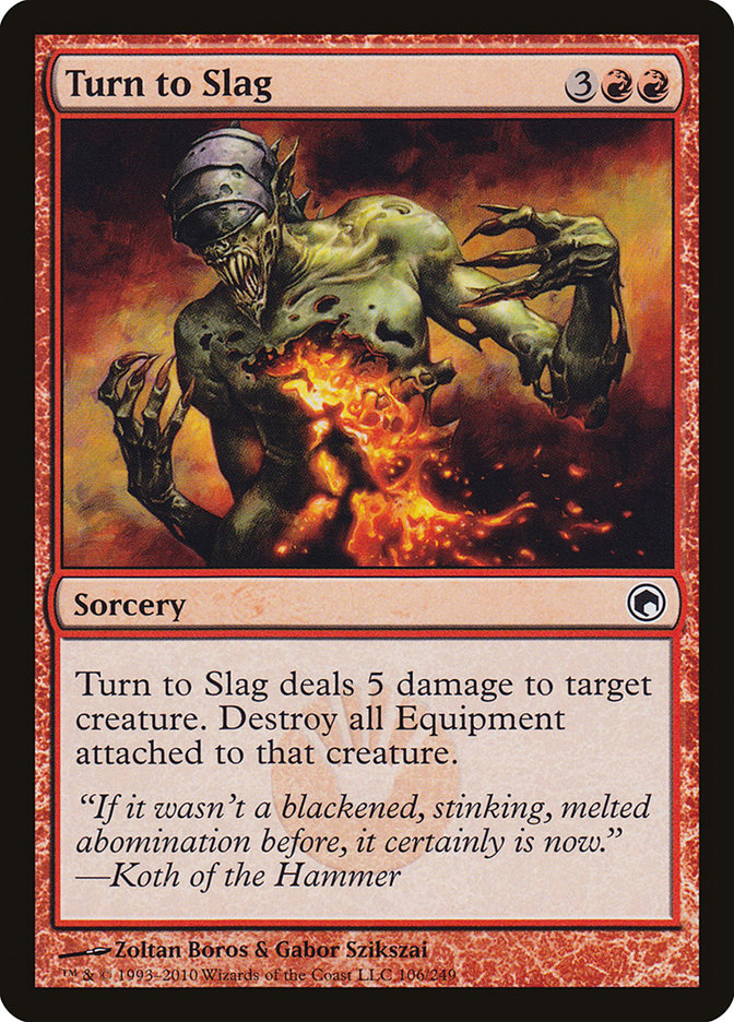 Turn to Slag [Scars of Mirrodin] | Rock City Comics