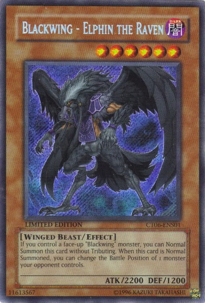 Blackwing - Elphin the Raven [CT06-ENS01] Secret Rare | Rock City Comics