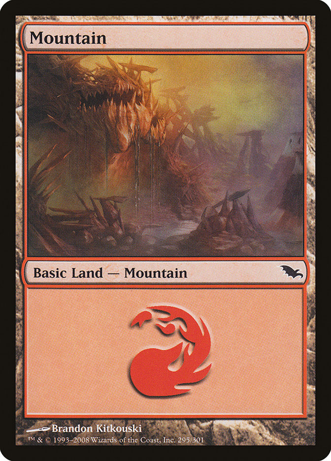 Mountain (295) [Shadowmoor] | Rock City Comics