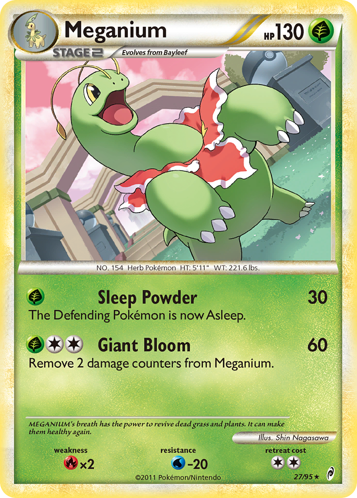 Meganium (27/95) [HeartGold & SoulSilver: Call of Legends] | Rock City Comics