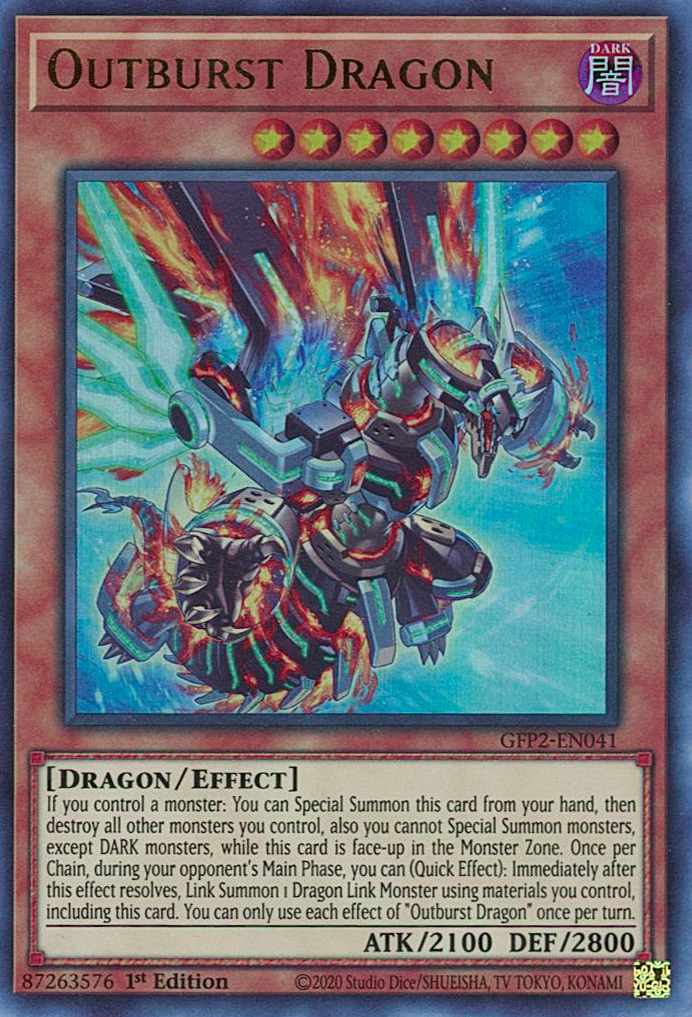 Outburst Dragon [GFP2-EN041] Ultra Rare | Rock City Comics