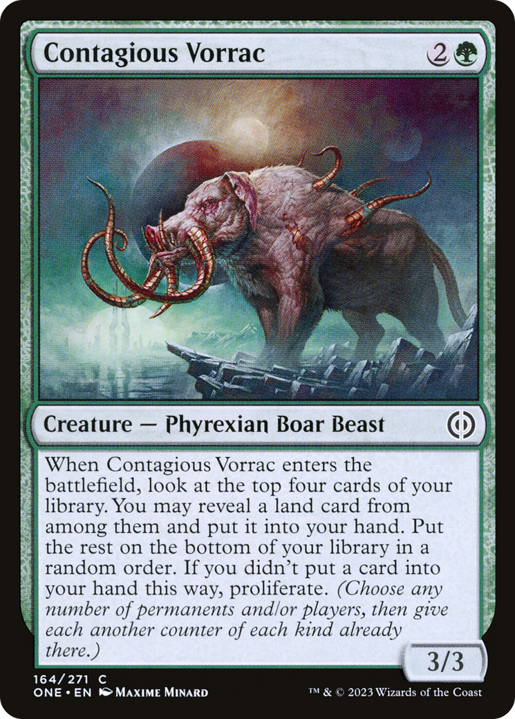 Contagious Vorrac [Phyrexia: All Will Be One] | Rock City Comics