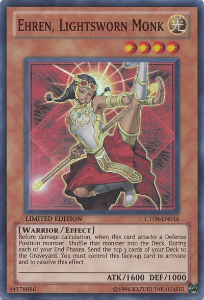 Ehren, Lightsworn Monk [CT08-EN016] Super Rare | Rock City Comics