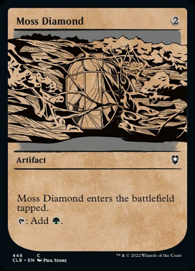 Moss Diamond (Showcase) [Commander Legends: Battle for Baldur's Gate] | Rock City Comics