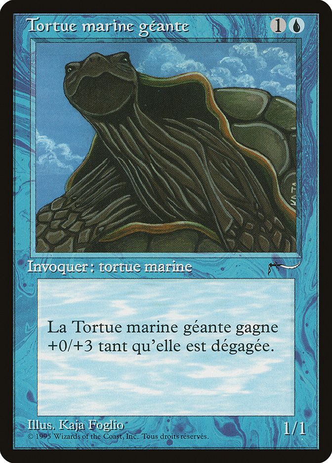 Giant Tortoise (French) - "Tortue marine geante" [Renaissance] | Rock City Comics