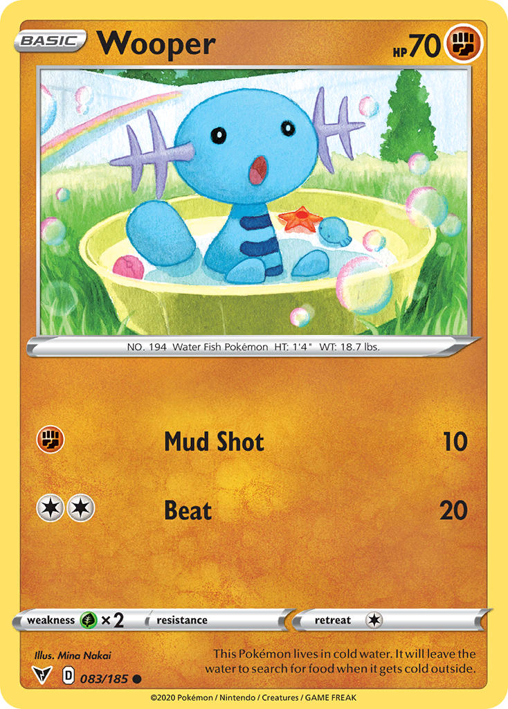 Wooper (083/185) [Sword & Shield: Vivid Voltage] | Rock City Comics