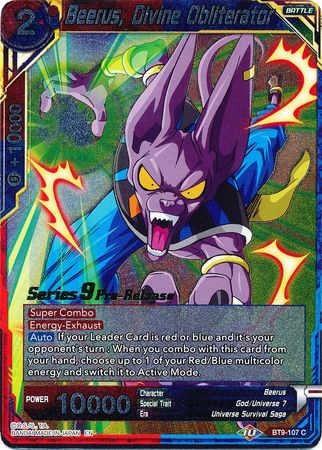 Beerus, Divine Obliterator [BT9-107] | Rock City Comics