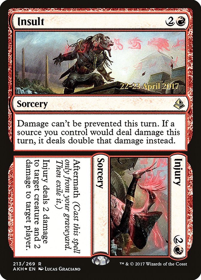 Insult // Injury  [Amonkhet Prerelease Promos] | Rock City Comics