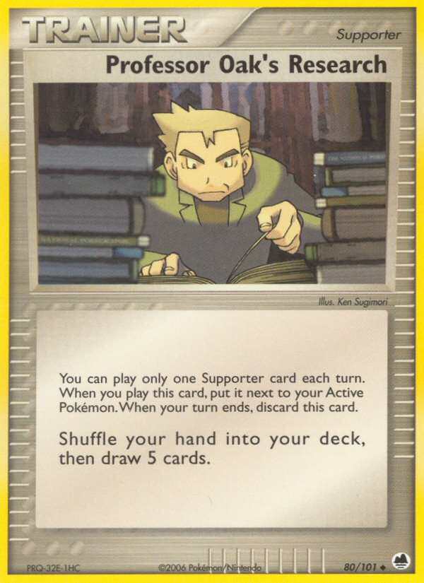 Professor Oak's Research (80/101) [EX: Dragon Frontiers] | Rock City Comics