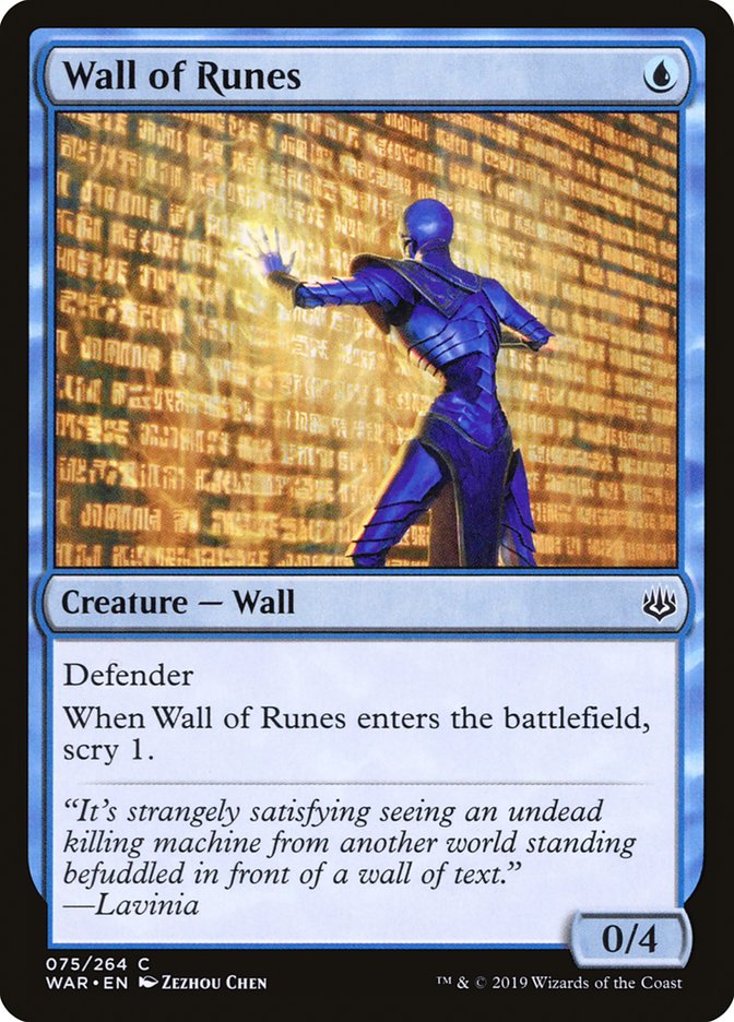 Wall of Runes [War of the Spark] | Rock City Comics