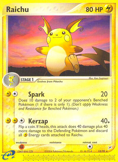 Raichu (13/95) [EX: Team Magma vs Team Aqua] | Rock City Comics