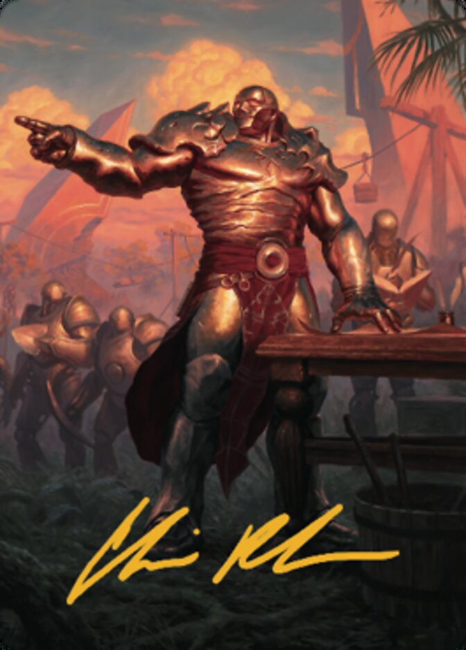 Karn, Living Legacy Art Card 1 (Gold-Stamped Signature) [Dominaria United Art Series] | Rock City Comics