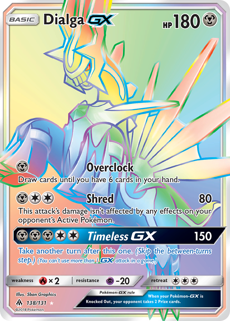 Dialga GX (138/131) [Sun & Moon: Forbidden Light] | Rock City Comics