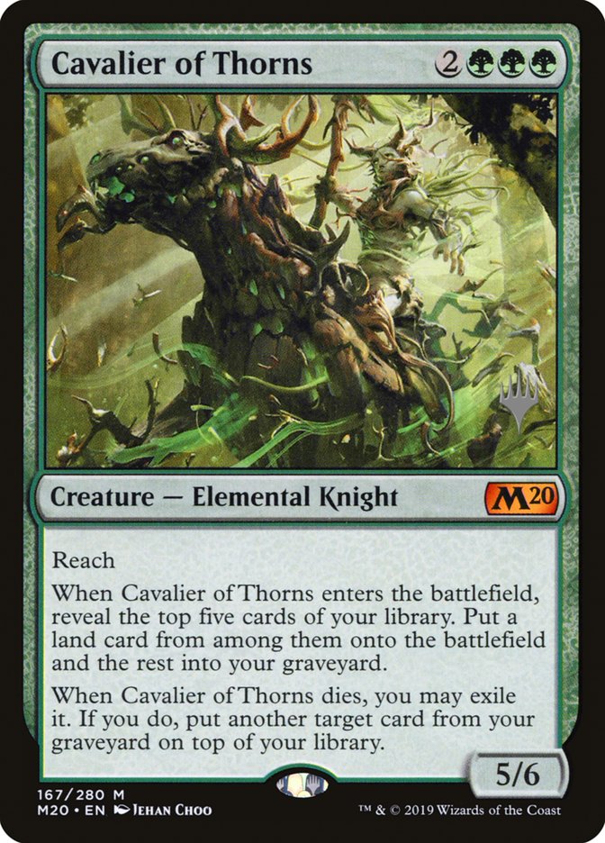 Cavalier of Thorns (Promo Pack) [Core Set 2020 Promos] | Rock City Comics