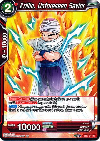 Krillin, Unforeseen Savior [BT7-013] | Rock City Comics
