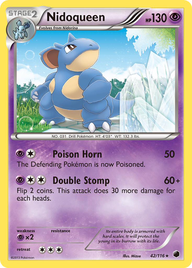 Nidoqueen (42/116) [Black & White: Plasma Freeze] | Rock City Comics