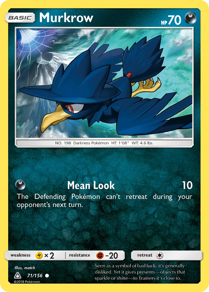 Murkrow (71/156) [Sun & Moon: Ultra Prism] | Rock City Comics