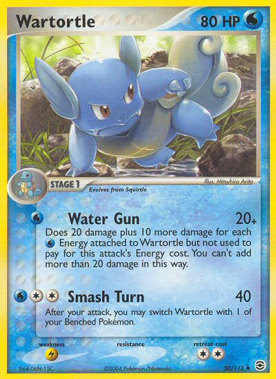 Wartortle (50/112) [EX: FireRed & LeafGreen] | Rock City Comics