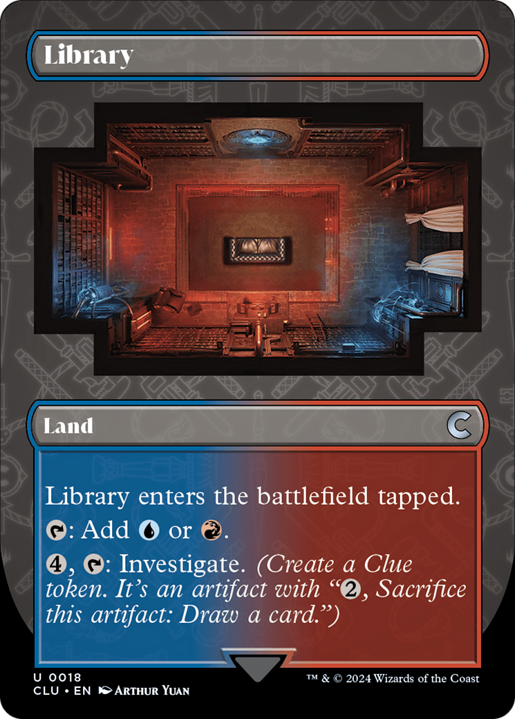 Library (Borderless) [Ravnica: Clue Edition] | Rock City Comics