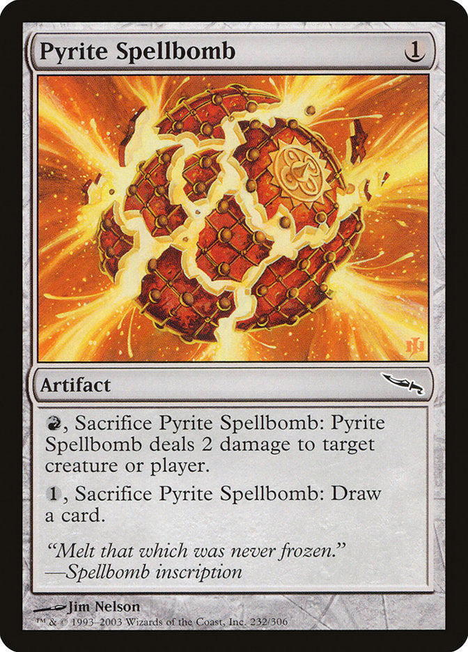 Pyrite Spellbomb [Mirrodin] | Rock City Comics