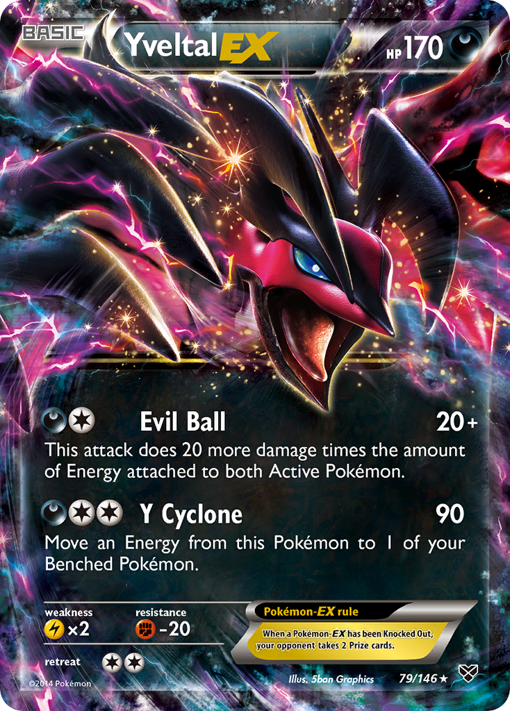 Yveltal EX (79/146) [XY: Base Set] | Rock City Comics