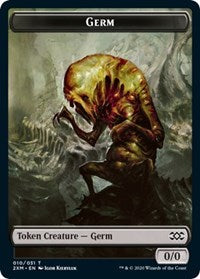 Germ // Human Soldier Double-sided Token [Double Masters Tokens] | Rock City Comics