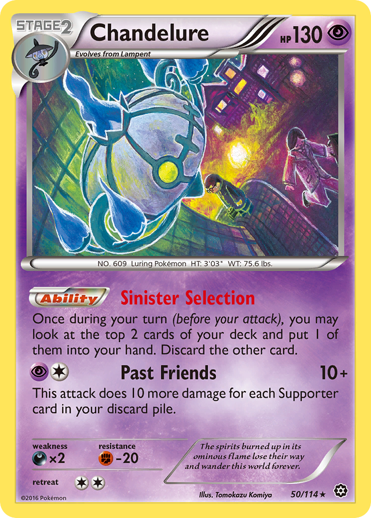 Chandelure (50/114) [XY: Steam Siege] | Rock City Comics