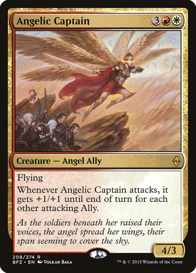 Angelic Captain [Battle for Zendikar] | Rock City Comics