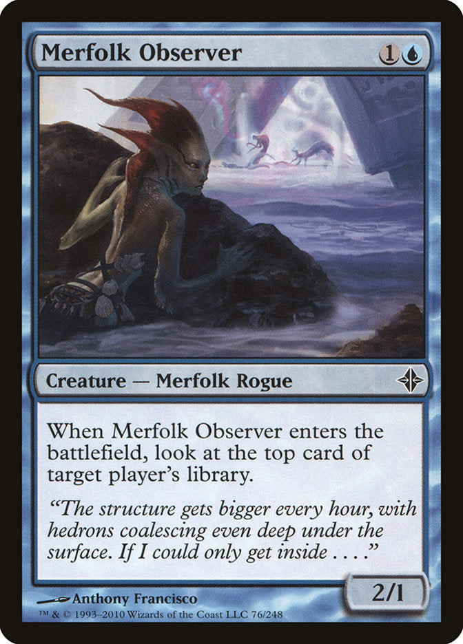Merfolk Observer [Rise of the Eldrazi] | Rock City Comics