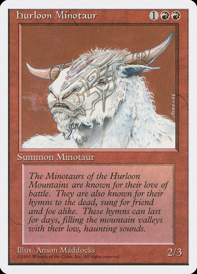 Hurloon Minotaur [Fourth Edition] | Rock City Comics